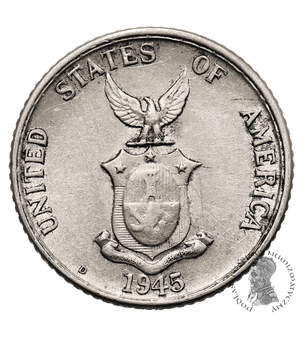 Philippines, US administration. 20 Centavos 1945 D