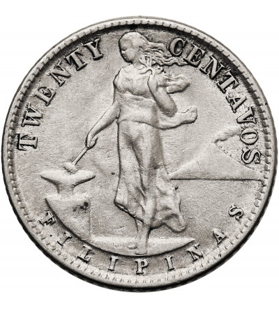 Philippines, US administration. 20 Centavos 1945 D