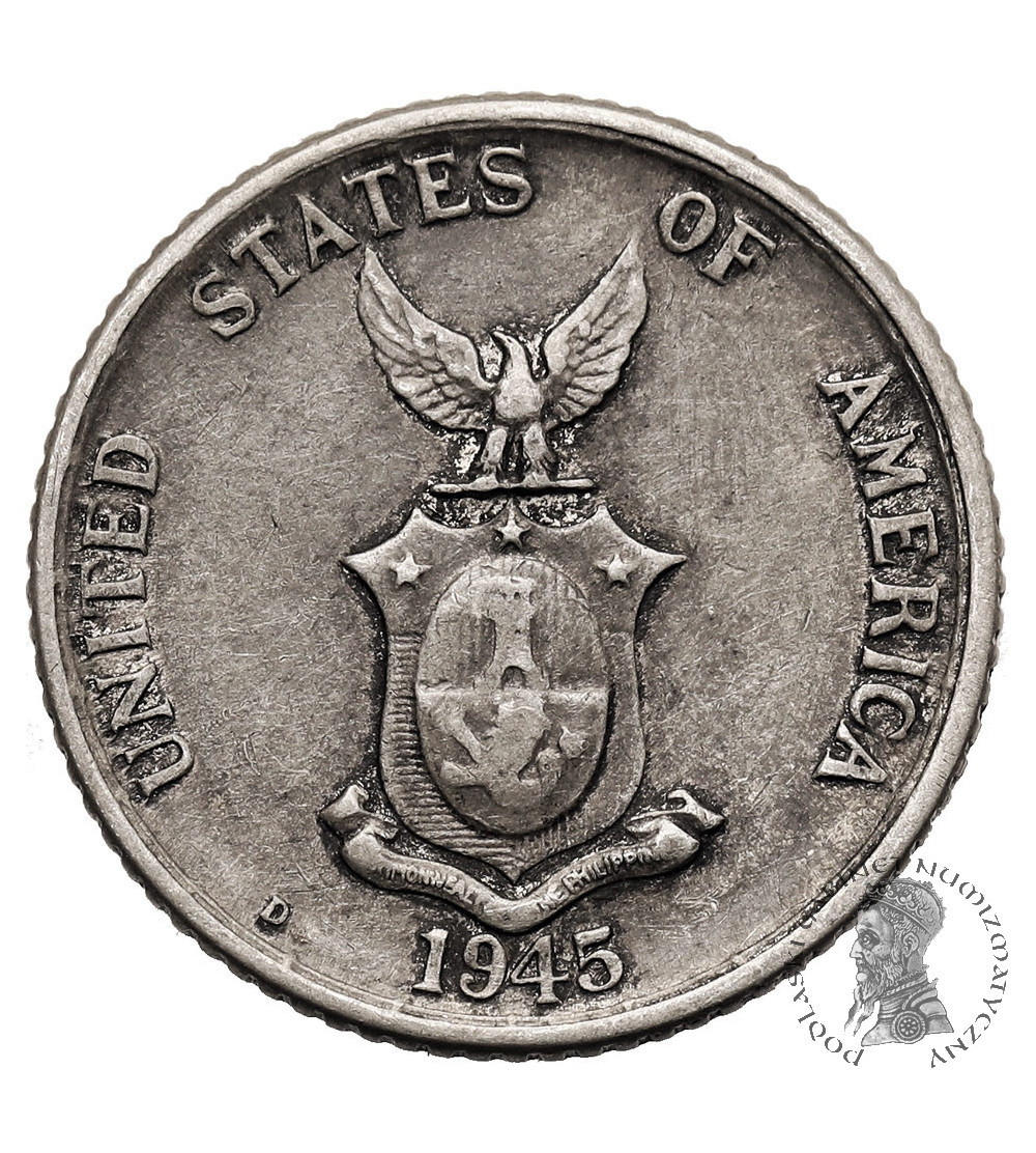 Philippines, US administration. 20 Centavos 1945 D