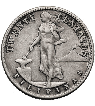 Filipiny, amerykańska administracja. 20 Centavos 1945 D