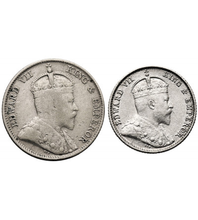 Malaya, Straits Settlements. Set: 5 & 10 Cents 1910, Edward VII