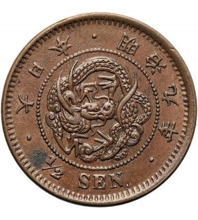 Japonia. Mutsuhito (Meiji), 1867-1912. 1/2 Sen, rok 9 / 1876 AD