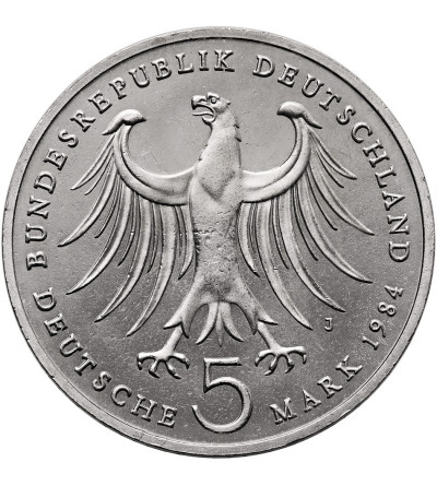 Germany, Federal Republic. 5 Mark 1984, 175th Birthday Anniversary of Felix Mendelssohn Bartholdy