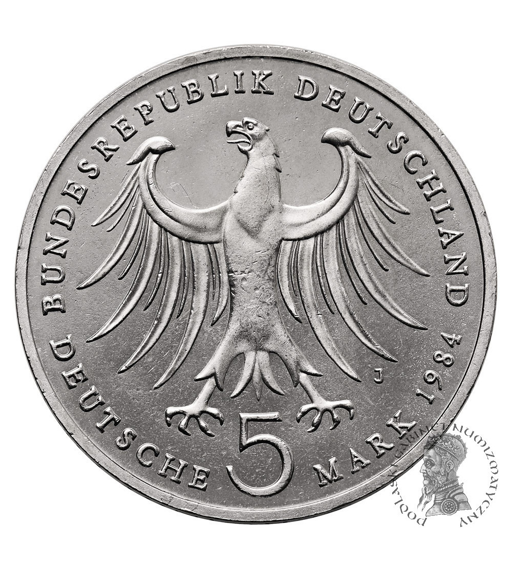 Niemcy, Republika Federalna (RFN). 5 marek 1984, 175 Rocznica Urodzin Feliksa Mendelssohna Bartholdy`ego