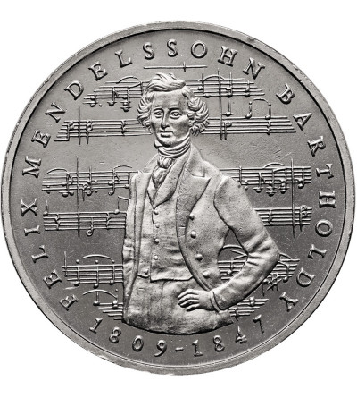 Germany, Federal Republic. 5 Mark 1984, 175th Birthday Anniversary of Felix Mendelssohn Bartholdy