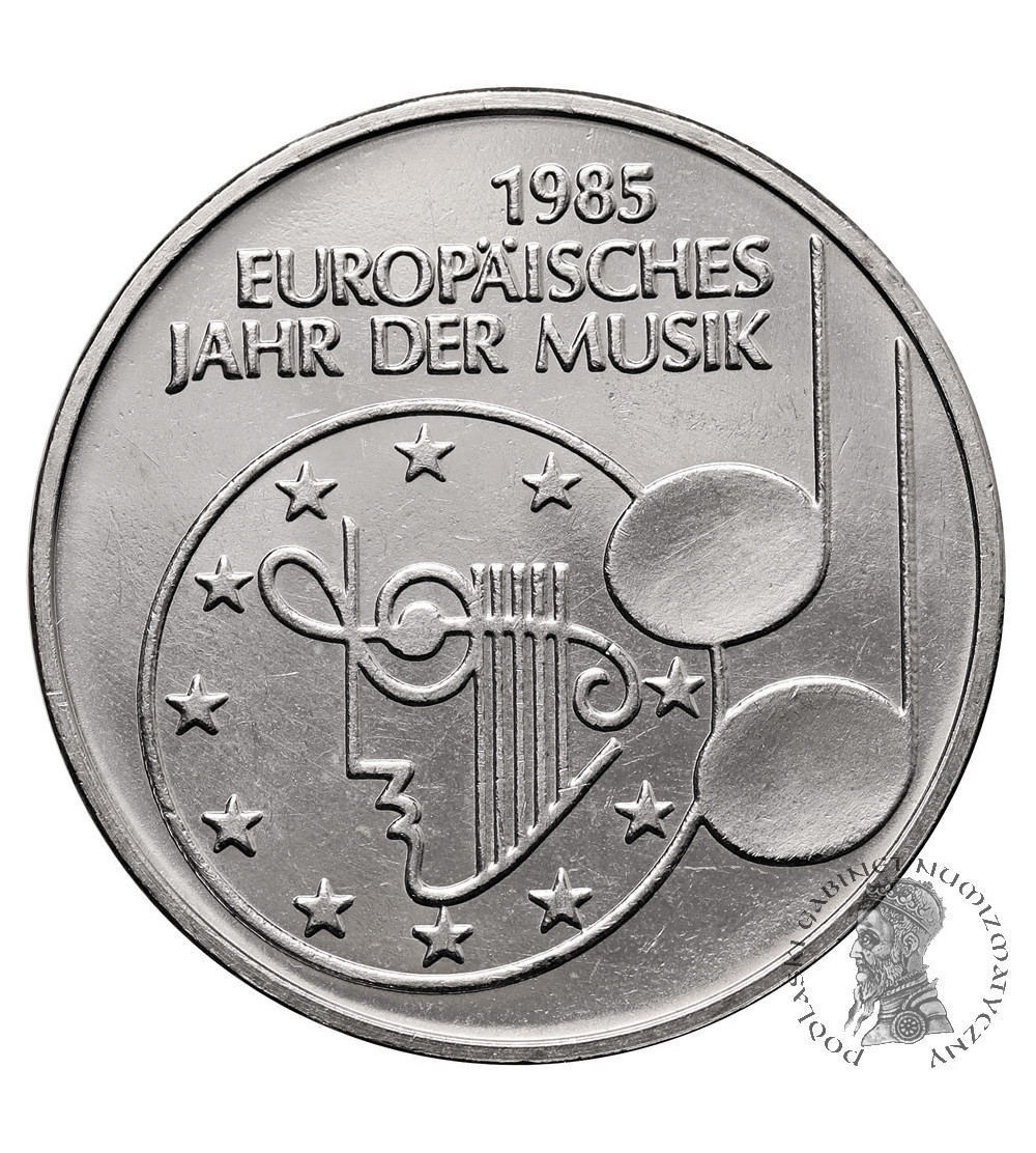 Germany, Federal Republic. 5 Mark 1985, European Year of Music