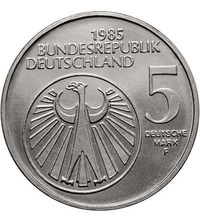 Germany, Federal Republic. 5 Mark 1985, European Year of Music