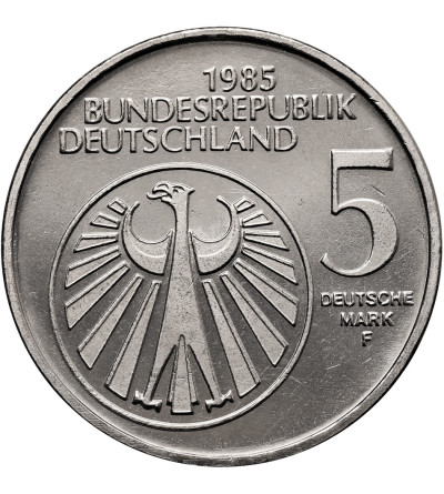 Germany, Federal Republic. 5 Mark 1985, European Year of Music