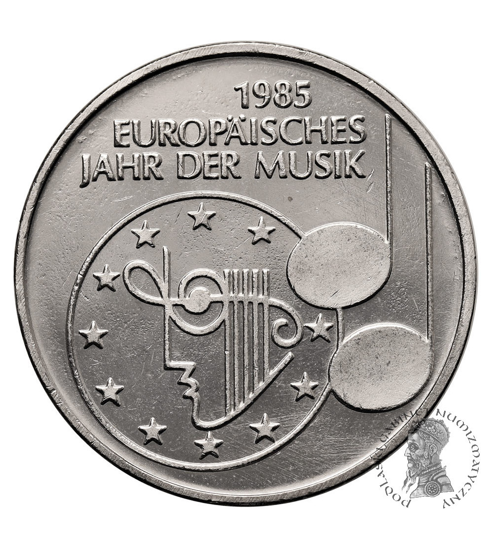 Germany, Federal Republic. 5 Mark 1985, European Year of Music