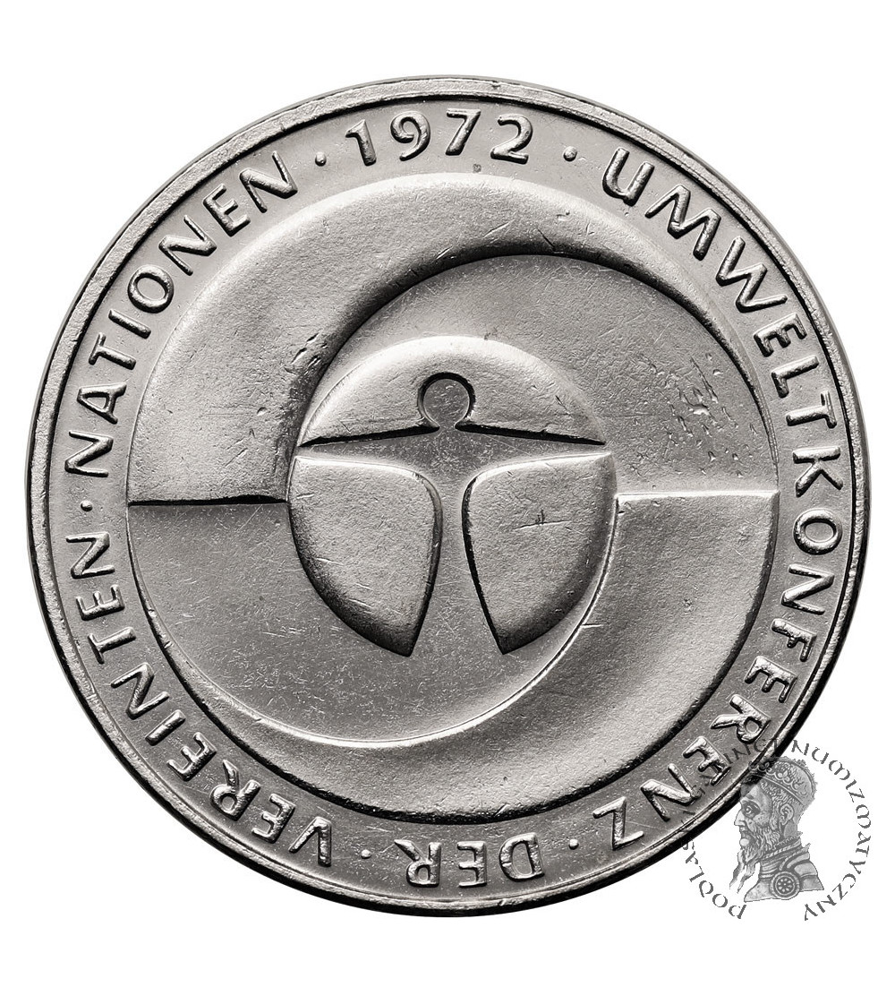 Germany, Federal Republic. 5 Mark 1982, 10th Anniversary of the UN Environmental Conference