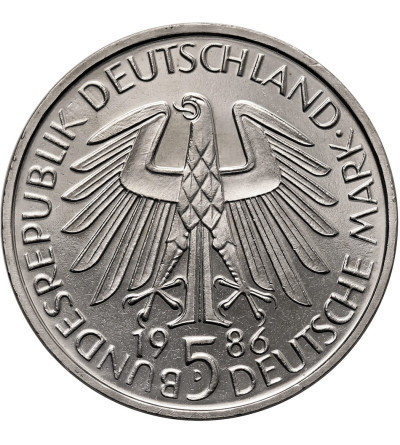 Germany, Federal Republic. 5 Mark 1986, 600th anniversary of Heidelberg University