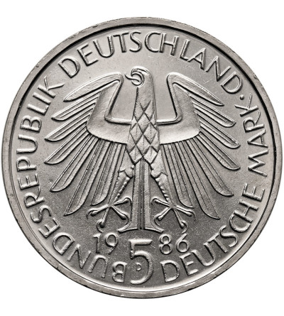 Germany, Federal Republic. 5 Mark 1986, 600th anniversary of Heidelberg University