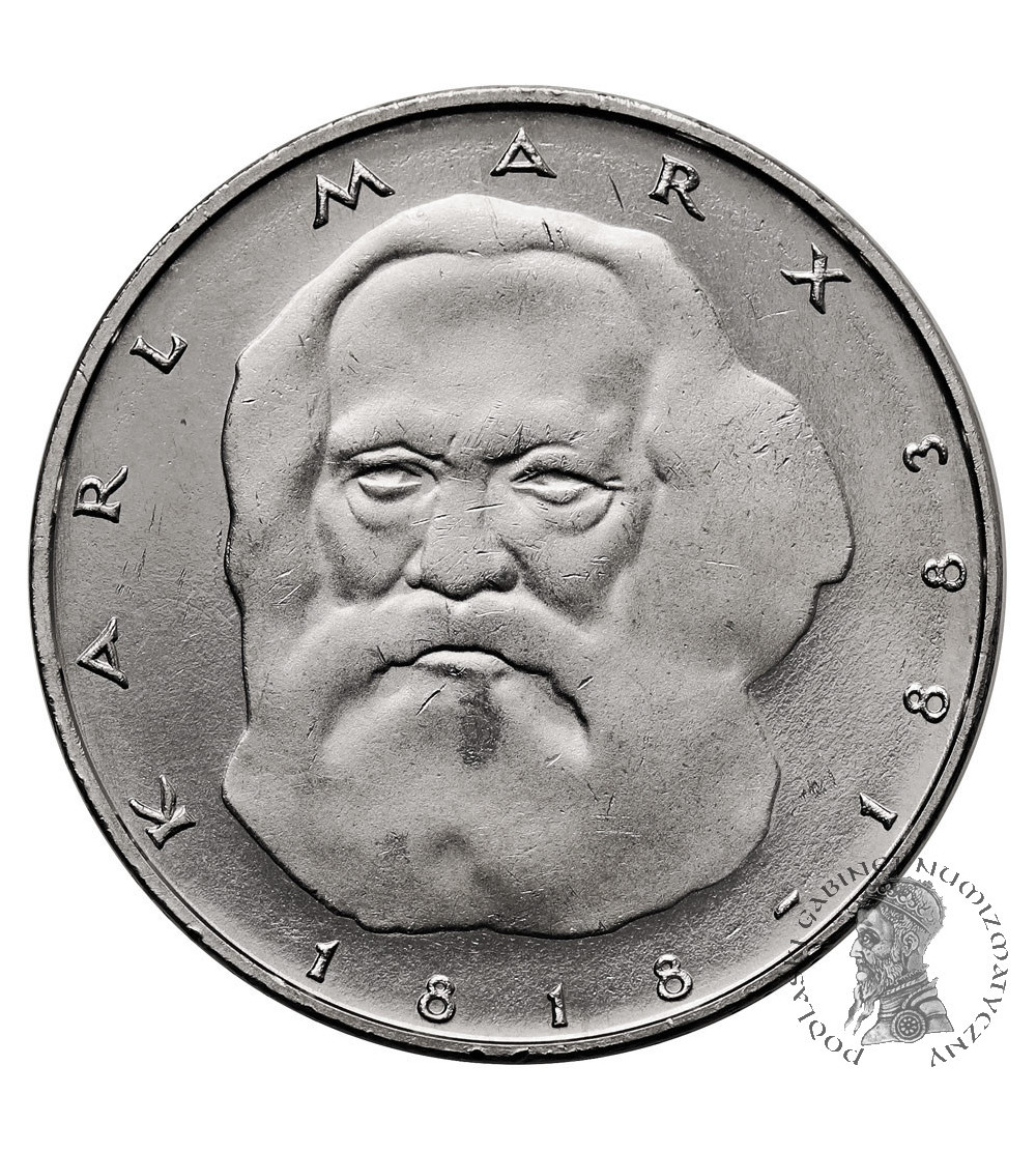 Germany, Federal Republic. 5 Mark 1983, 100th Anniversary of the Death of Karl Marx