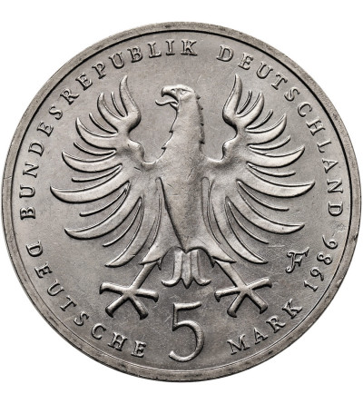 Germany, Federal Republic. 5 Mark 1986, 200th Anniversary of the Death of Friedrich der Große