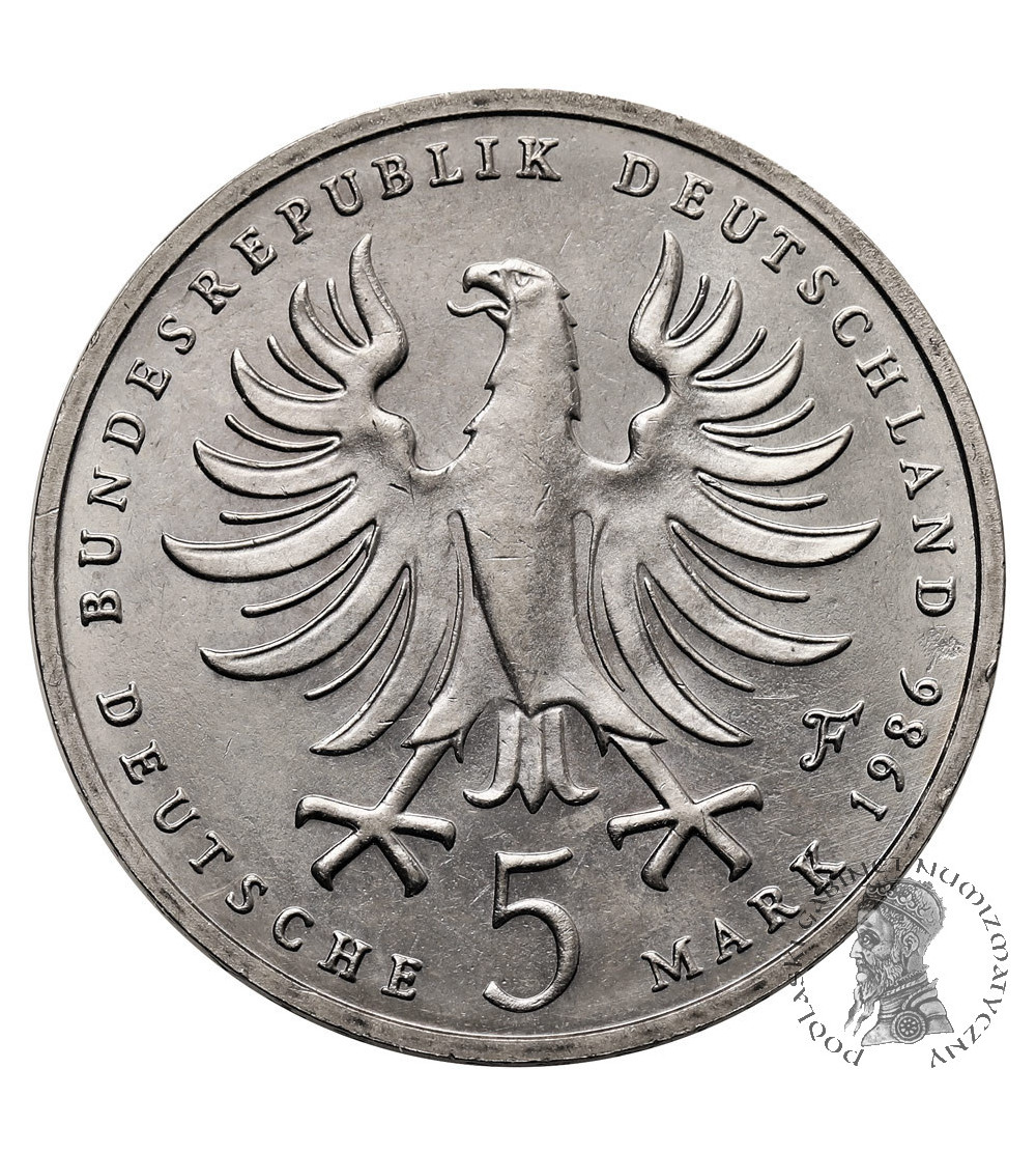Niemcy, Republika Federalna (RFN). 5 marek 1986, 200 Rocznica Śmierci Fryderyka III Wielkiego