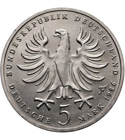 Germany, Federal Republic. 5 Mark 1986, 200th Anniversary of the Death of Friedrich der Große