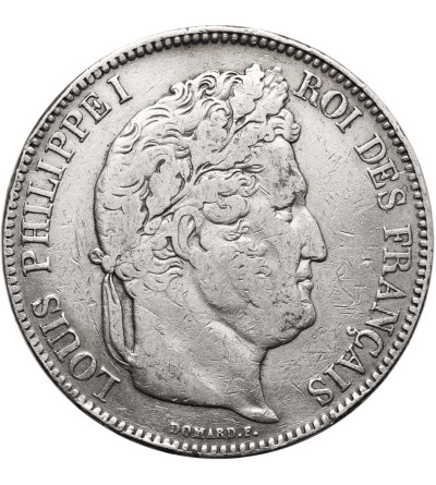 France, Louis-Philippe (1830-1848). 5 Francs 1834 W, Lille Mint