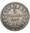 Francja, Louis-Philippe (1830-1848). 5 franków 1837 B, Rouen