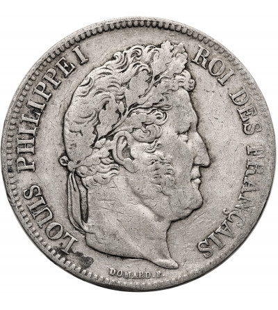 France, Louis-Philippe (1830-1848). 5 Francs 1839 W, Lille Mint