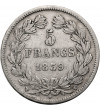 France, Louis-Philippe (1830-1848). 5 Francs 1839 W, Lille Mint