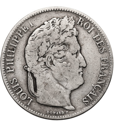 France, Louis-Philippe (1830-1848). 5 Francs 1841 BB, Strasbourg Mint