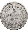 France, Louis-Philippe (1830-1848). 5 Francs 1833 W, Lille Mint