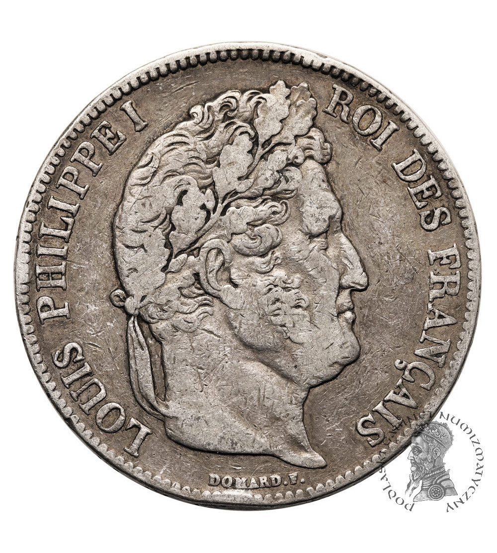 Francja, Louis-Philippe (1830-1848). 5 franków 1835 A, Paryż