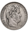 France, Louis-Philippe (1830-1848). 5 Francs 1845 W, Lille Mint