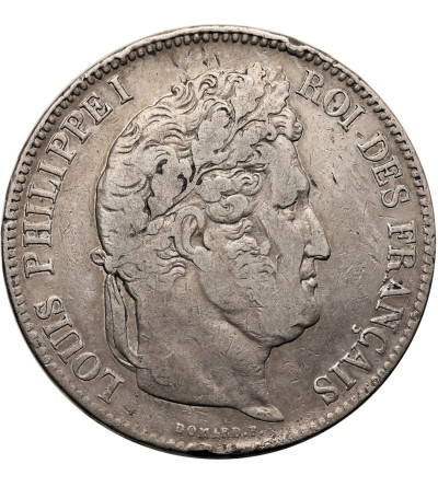 France, Louis-Philippe (1830-1848). 5 Francs 1833 D, Lyon Mint