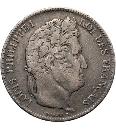 Francja, Louis-Philippe (1830-1848). 5 franków 1833 BB, Strasburg