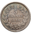 Francja, Louis-Philippe (1830-1848). 5 franków 1833 A, Paryż