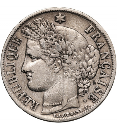 France, Second Republic (1848-1852). 5 Francs 1851 A, Paris, Ceres