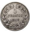 France, Louis-Philippe (1830-1848). 5 Francs 1847 A, Paris Mint