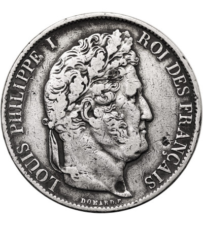 Francja, Louis-Philippe (1830-1848). 5 franków 1847 BB, Strasburg