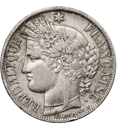 Francja, Druga Republika (1848-1852). 5 franków 1851 A, Paryż, Ceres