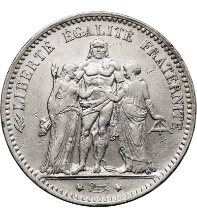 Francja, Trzecia Republika (1871-1940). 5 franków 1875 A, Paryż, Herkules