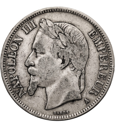 Francja, Napoleon III (1852-1870). 5 franków 1868 A, Paryż