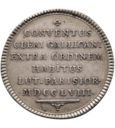 France, Louis XV (1715 - 1774). Silver token (Jeton), Last Clergy Assembly, 1788