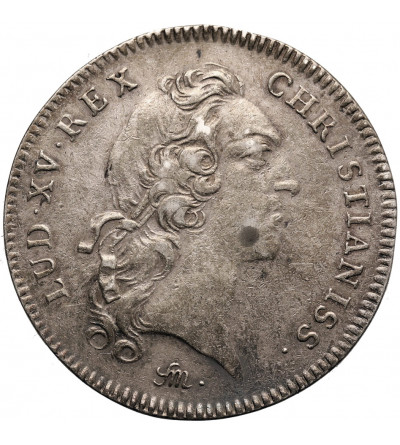 Francja, Ludwik XV (1715 - 1774). Srebrny żeton (Jeton) korporacyjny Zegarmistrzów Paryża (Horlogers de Paris), 1754