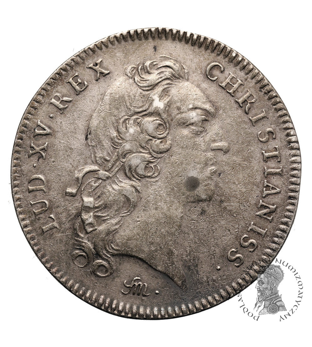 France, Louis XV (1715 - 1774). Silver Corporation Jeton (Token) of the Watchmakers of Paris (Horlogers de Paris), 1754