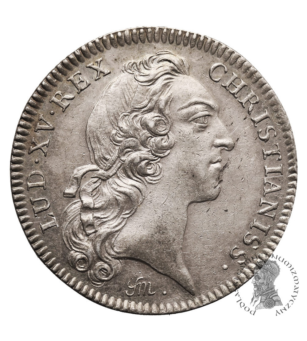 France, Louis XV (1715 - 1774). Silver token (Jeton) Ordinaire des Guerres - War Administration, 1747