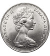 Bahamas, Elizabeth II (1952-2022). 5 Dollars 1966