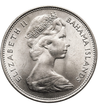 Bahamas, Elizabeth II (1952-2022). 1 Dollar 1966