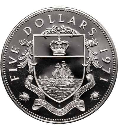 Bahamas, Elizabeth II (1952-2022). 5 Dollars 1971 - Proof