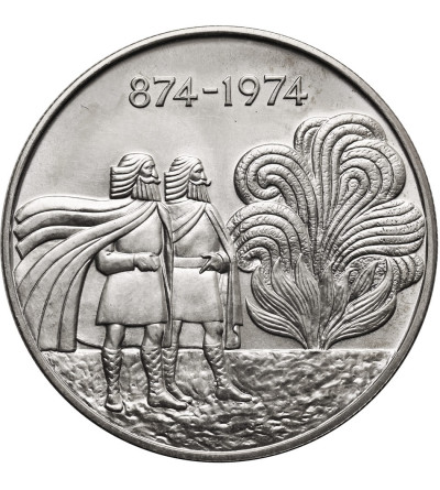 Iceland. 1000 Krónur 1974, 1100th Anniversary of the First Settlement on the Island