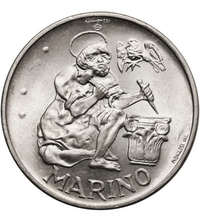 San Marino. 500 Lire 1975, Otwarcie Agencji Numizmatycznej