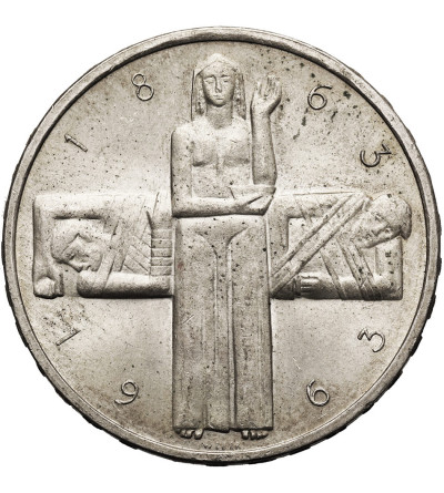 Switzerland. 5 Francs 1963 B, 100th Anniversary of the Red Cross