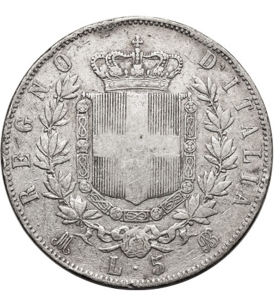 Italy, Victor Emmanuel II (1861-1878). 5 Lire 1870