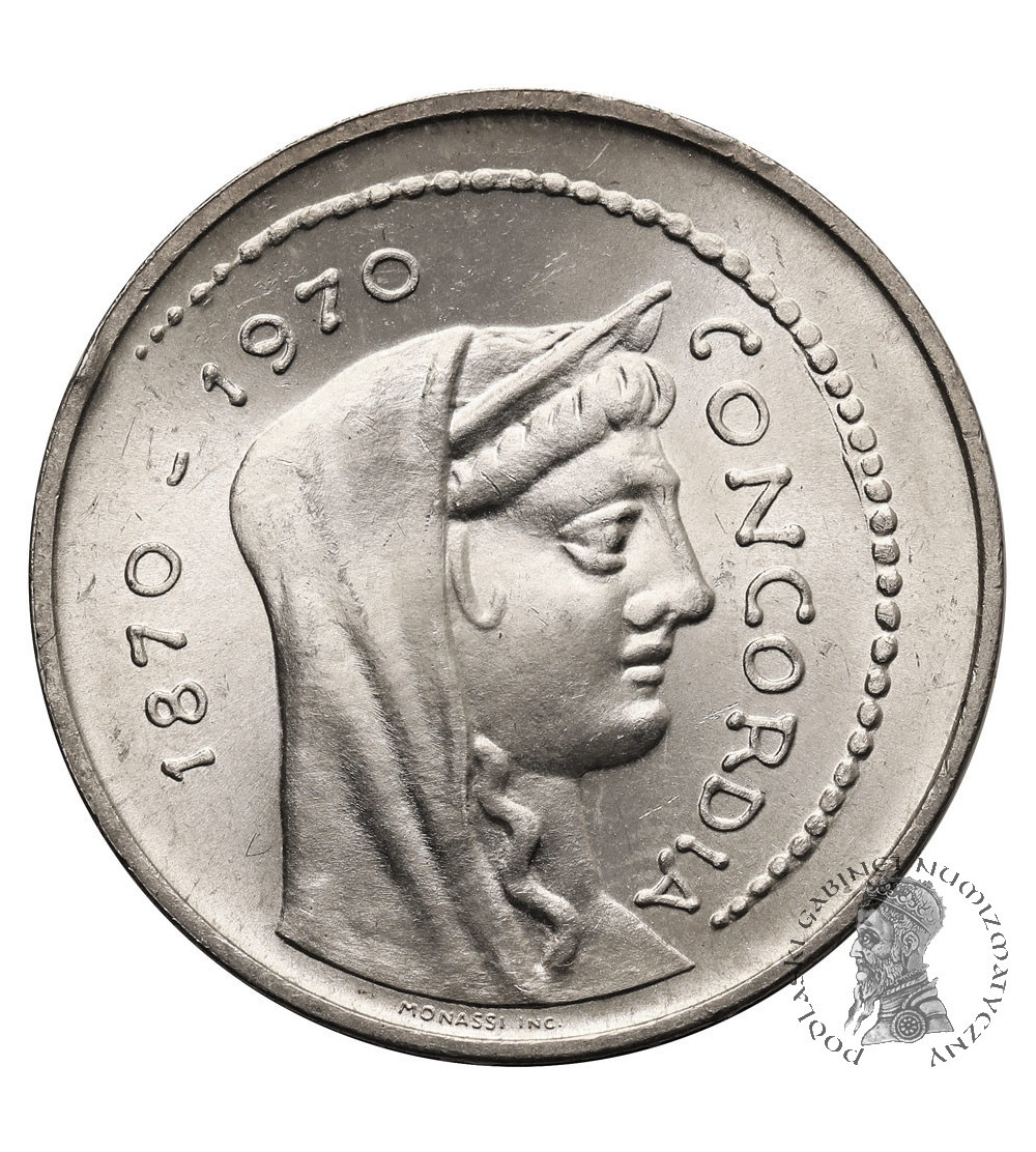 Italy. 1000 Lire 1970, Centenary of Rome as capital of Italy