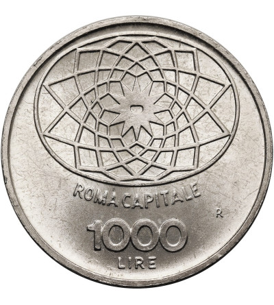 Italy. 1000 Lire 1970, Centenary of Rome as capital of Italy